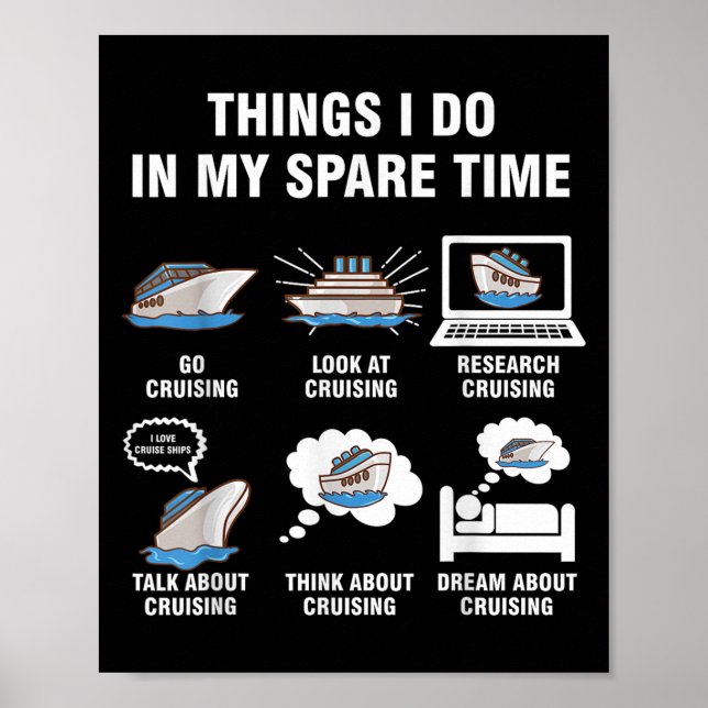 Poster 6 Things I Do In My Spare Time - Cruising Lovers  (Devant)