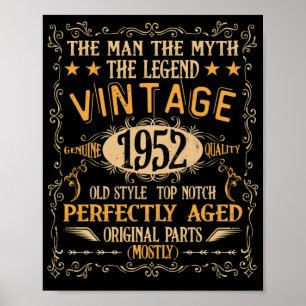 Poster 70 Ans Mythe de l'Homme Légende 1952 70e anniversa