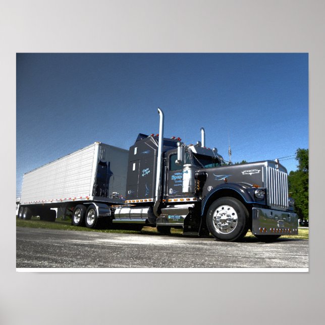 Poster "73 Kenworth A Model #2 (Devant)