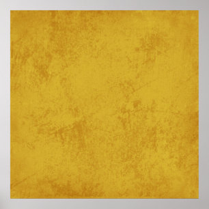 POSTER 7471 MOUSTARD JAUNE TEXTURE GRUNGE MODÈLES DIGIT