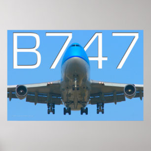 POSTER 747 AIRLINER