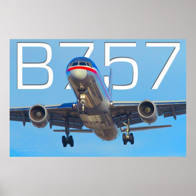 POSTER 757 AIRLINER (Devant)