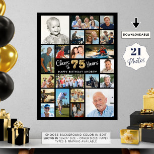 Poster 75e anniversaire Black Gold 21 Photo Cheers to Yea