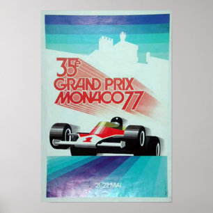 Poster 77 monico grand prix publicité