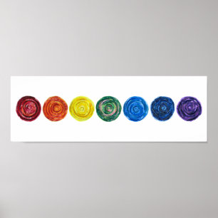 Poster 7 chakras #1 Effacement de l'oeuvre