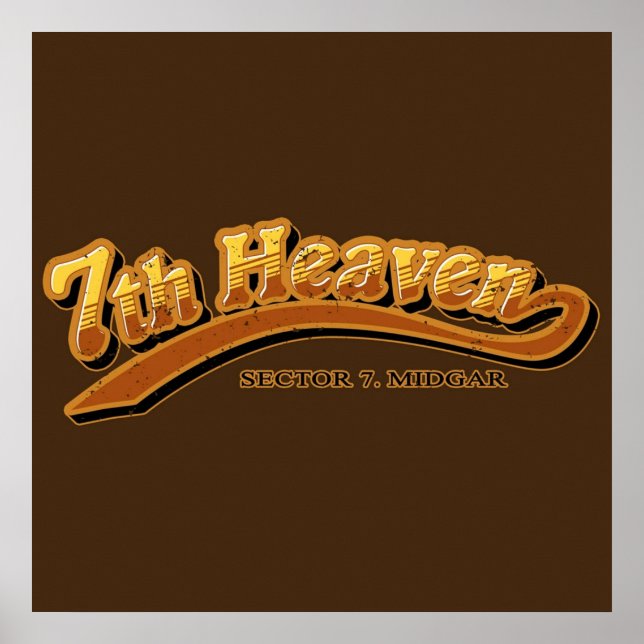 Poster 7e Heaven Bar (Devant)