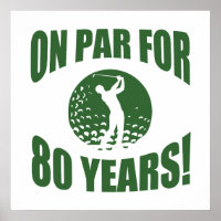 80e anniversaire de Golfer
