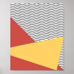 Poster 80s Pop art motif