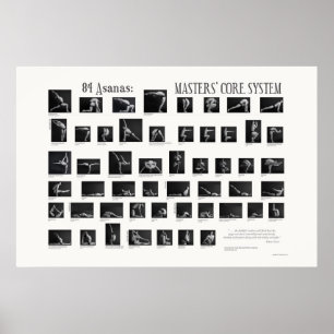 Poster 84 Asanas: Masters' Core System