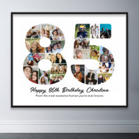 85e anniversaire Numéro 85 Collage photo Anniversa