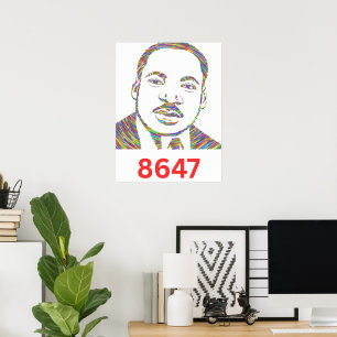 Poster 8647 Anti Trump 86 47 Rétro Impeach 47 Anti-trump