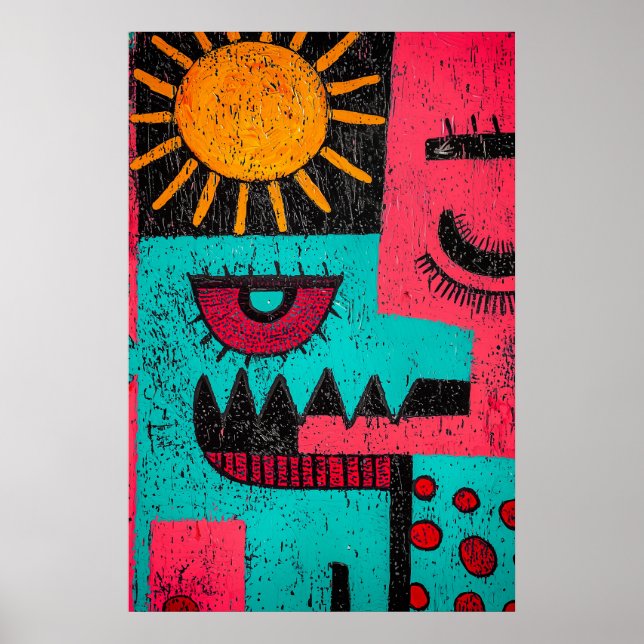 Poster 878 Abstrait (Devant)