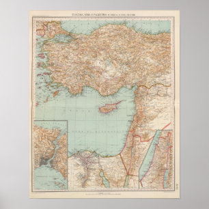 Poster 8889 Turkey, Syria, Palestine