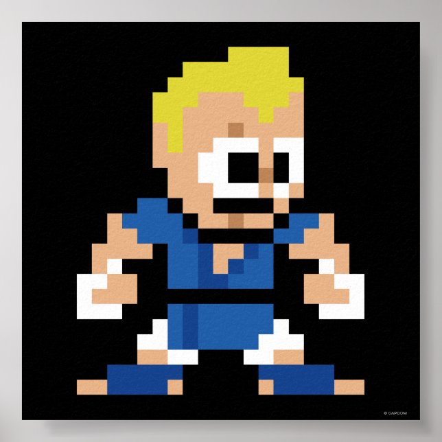 Poster 8 bits Abel (Devant)