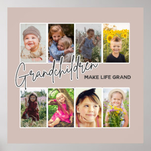 Poster 8 Photo "Les petits-enfants font la vie grand"
