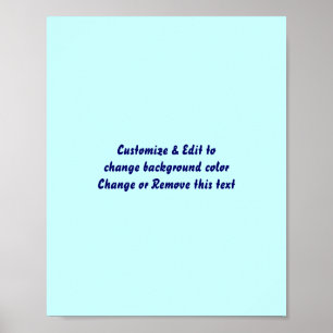 Poster 8" X 10" Vierge ajoutez votre image et votr