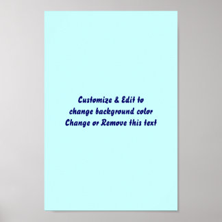 Poster 8" X 12" Blank add your image and text