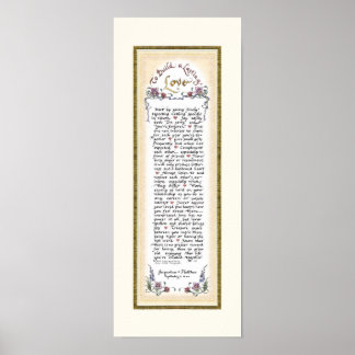 Poster 8 x 20 pour construire une crème d'amour durable F