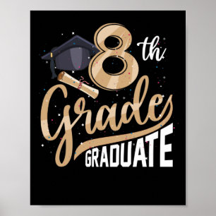 Poster 8e classe de fin d'études 2022 Graduation Senior