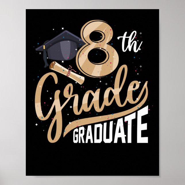 Poster 8e classe de fin d'études 2022 Graduation Senior (Devant)