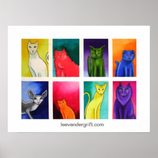 Poster 8PackOPussy, leevandergrift.com