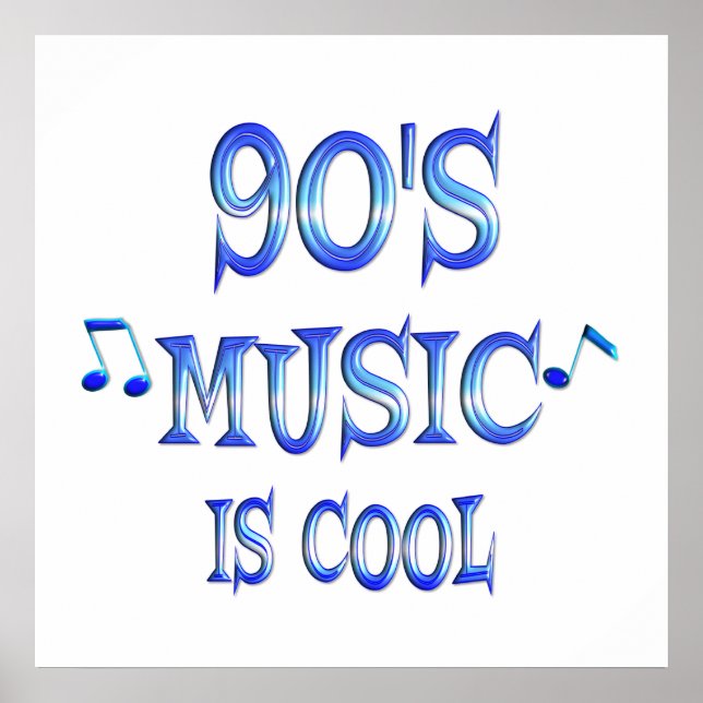 Poster 90 cool (Devant)