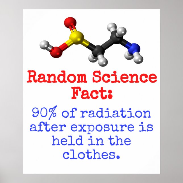 Poster 90% De Radiation - Science (Devant)