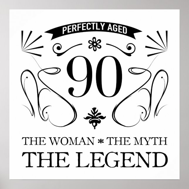 Poster 90e anniversaire pour les femmes (Devant)