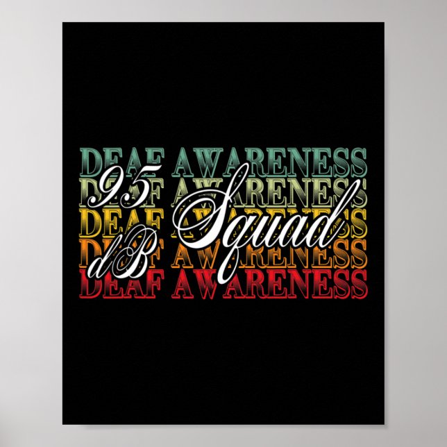 Poster 95 Db Enquêteur De Perte De Langue D'Audience (Devant)