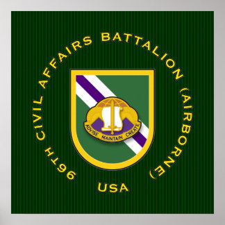 Poster 96e Bn CA - Airborne
