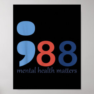 Poster 988 Santé mentale S Sensibilisation à la maladie d