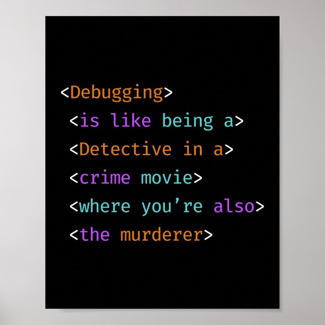 Poster 99 Petits Bugs Dans Le Codage Du Programmeur De Co (Devant)