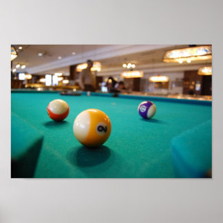 Poster 9 boules - pochette d'angle