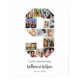 9e anniversaire Numéro 9 Photo Collage personnalis