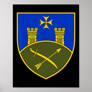 Poster 9e corps d'armée (ukraine) militaire ukrainien 