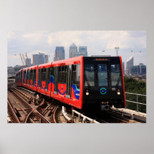 Poster A006_001 : Train de Londres DLR à Woolwich -