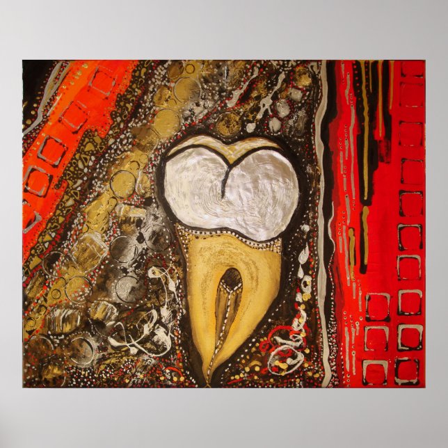 Poster A014 Sensibilité aux dents (Devant)