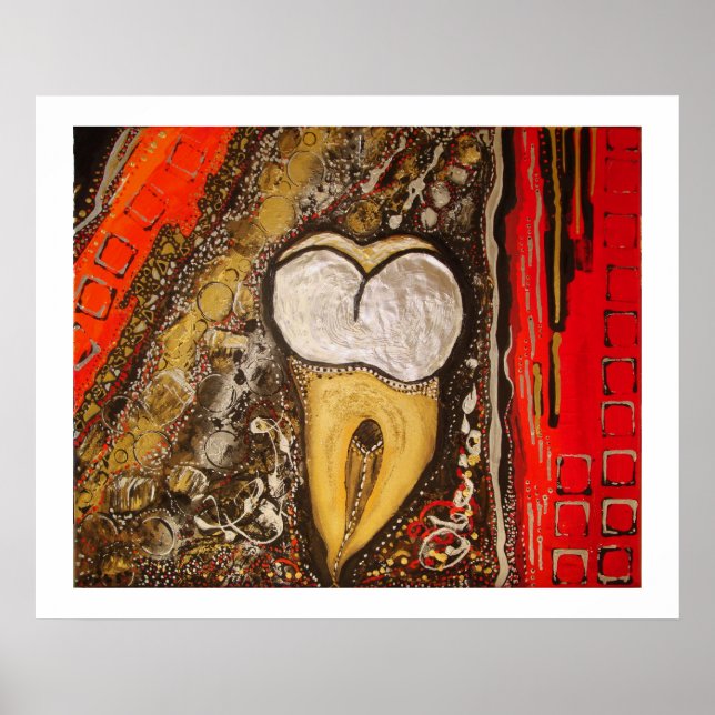 Poster A014 Sensibilité aux dents (Devant)