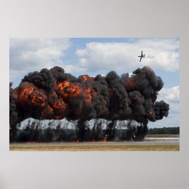 Poster A10 Attaque au sol (Devant)