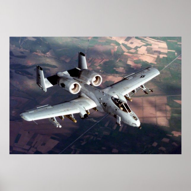 Poster A10 Thunderbolt II (Devant)