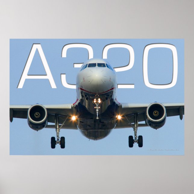 POSTER A320 AIRLINER (Devant)