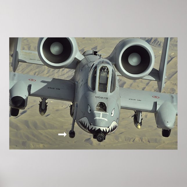 Poster A-10 Thunderbolt II (Devant)