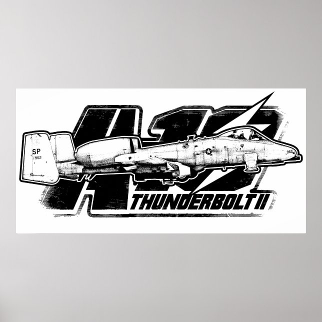Poster A-10 Thunderbolt II (Devant)