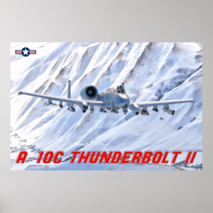 POSTER A-10C THUNDERBOLT II