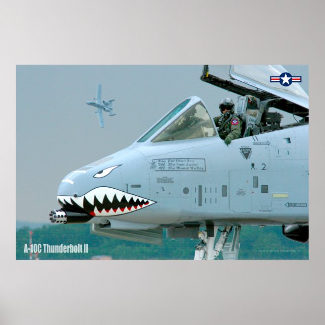 POSTER A-10C THUNDERBOLT II (Devant)