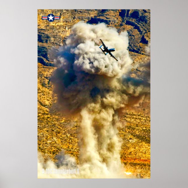POSTER A-10C THUNDERBOLT II (Devant)