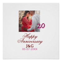 À 20 ans d'amour joyeux anniversaire ajouter une p