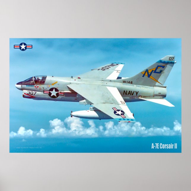 POSTER A-7E CORSAIR II (Devant)