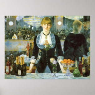 Poster A Bar at the Folies Bergere by Edouard Manet