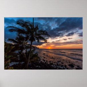 Poster A beautiful sunset